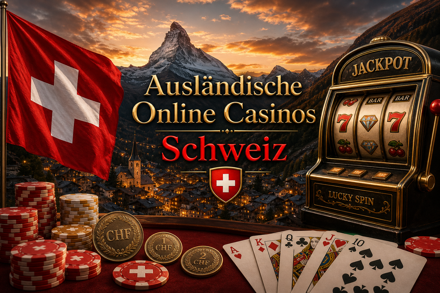 ausländische Online Casinos Vergleich Schweiz 2026